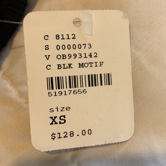 NWT FREE PEOPLE Floral Embroidered Serafina Blouse Top BLACK XS OB993142 - Picture 9 of 9